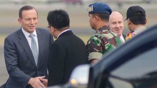 PM Abbott in Jakarta to greet new Indonesian president
