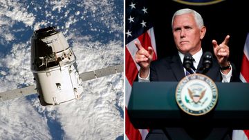 United States Vice President Mike Pence has announced the country will create its own 'Space Force'. Picture: AAP.