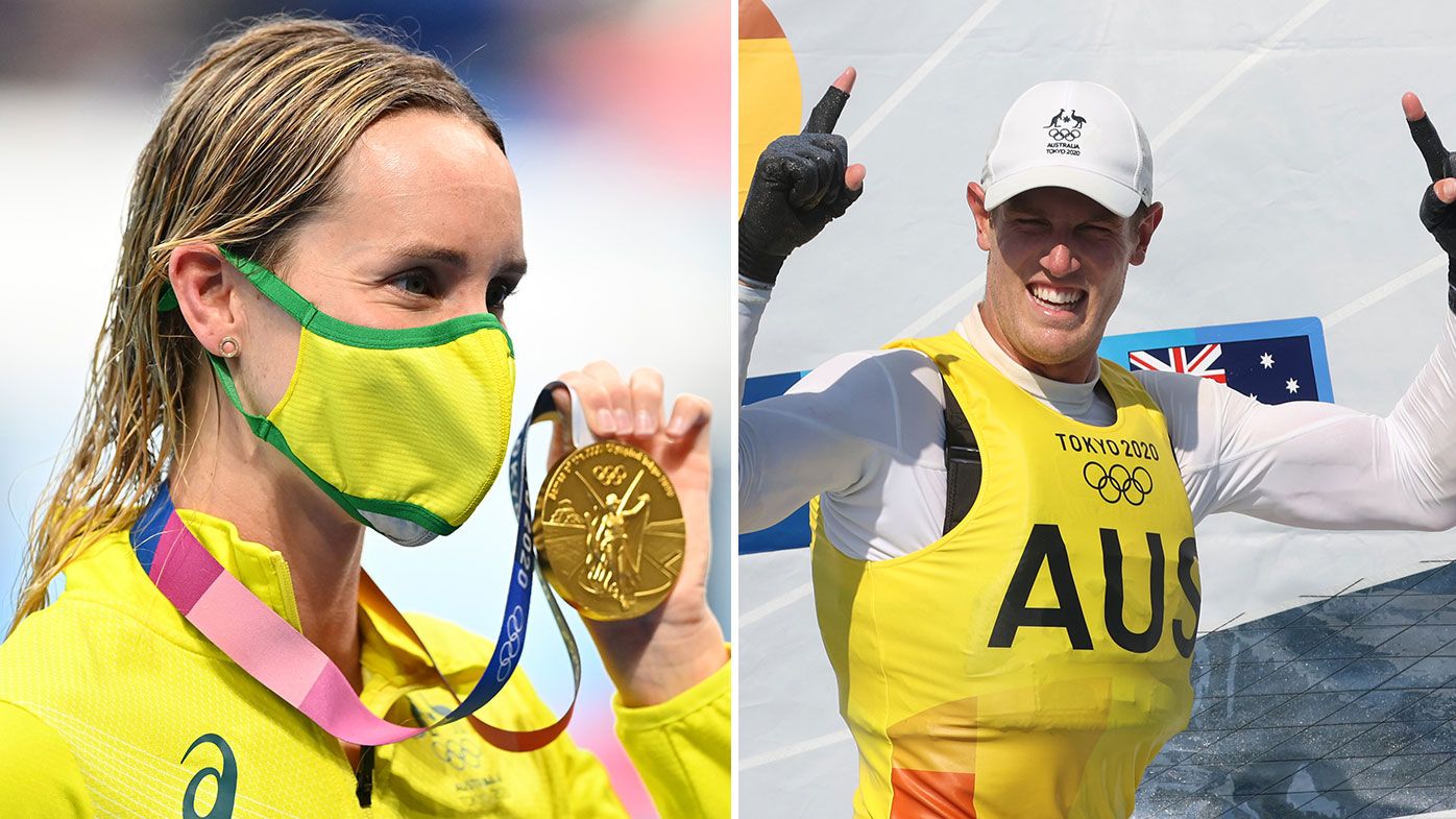 Emma McKeon and Matt Wearn both claim gold medals on day nine.