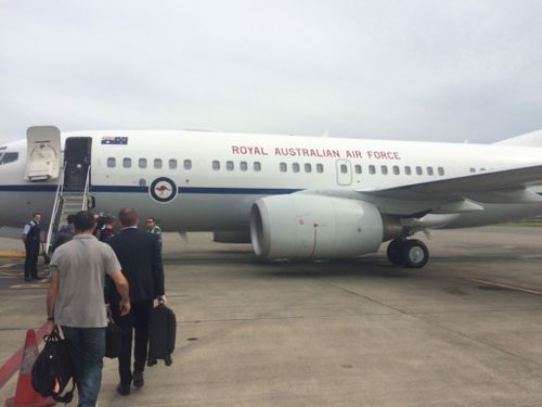 Malcolm Turnbull has two BBJ 737s at his disposal. (Image: Joel Dry)