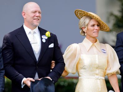 Zara Tindall attends day one of Royal Ascot 2024 at Ascot Racecourse with her husband Mike