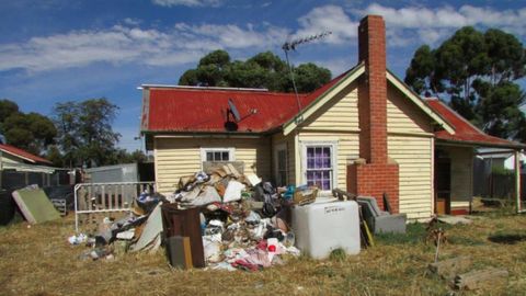 Real estate property house home damaged dump 