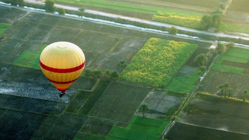 A file image of a balloon above Luxor, Egypt. (AAP)