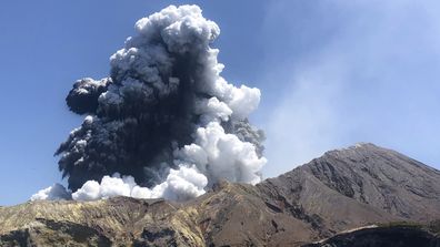 Eight bodies remain on White Island after the eruption on Monday.
