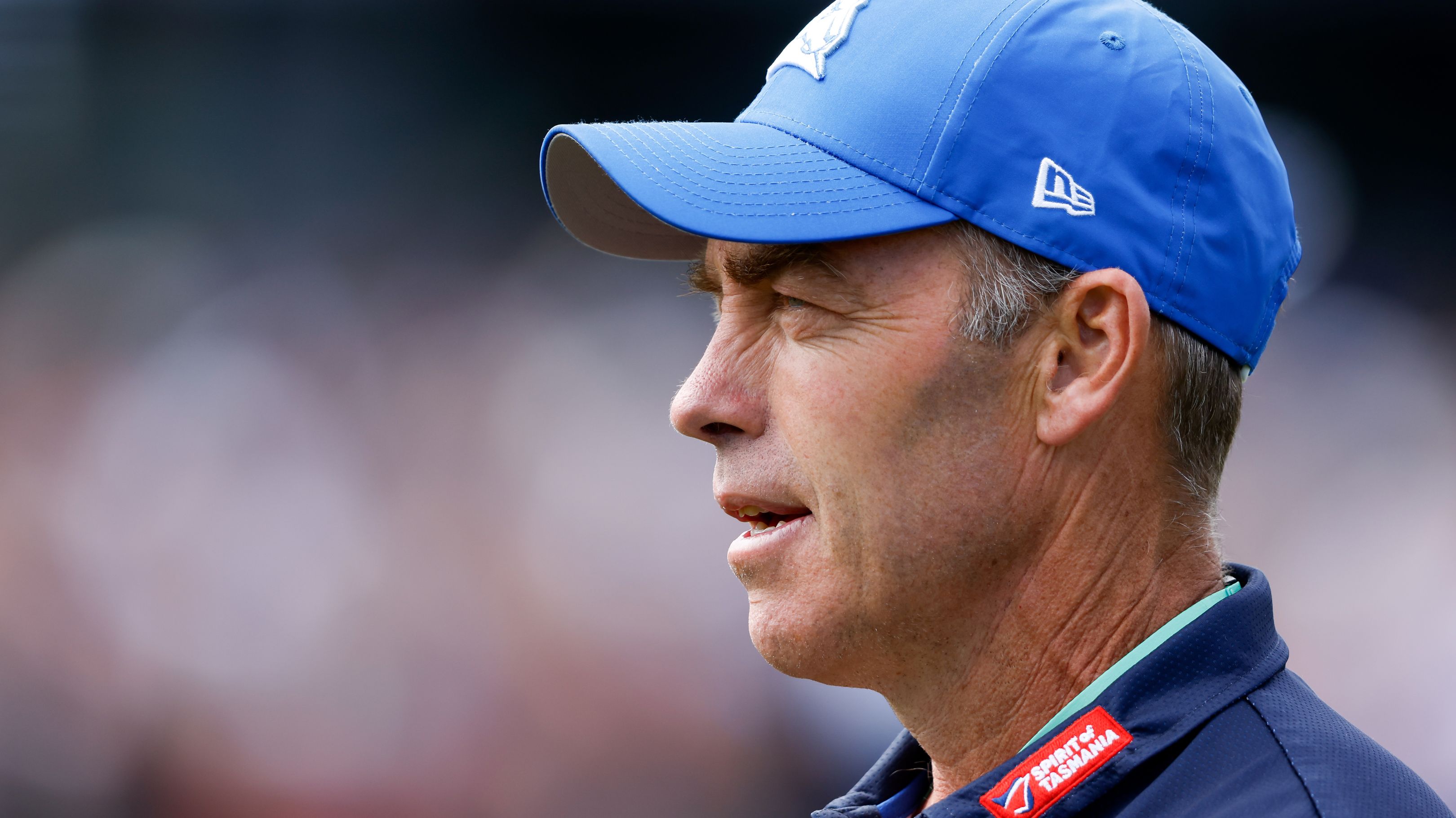 Alastair Clarkson is under fire after exchanging words on Sunday.