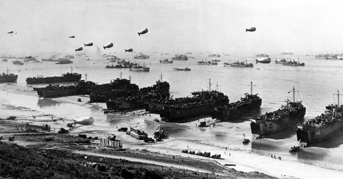 ‘An endless row of boats’: Australian D-Day veteran, 101, shares memories of invasion