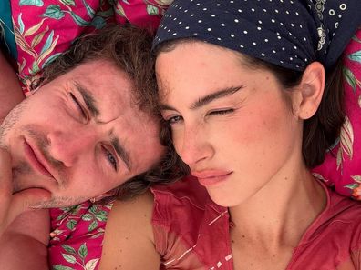 Paul Mescal and Gracie Abrams at Glastonbury 2025