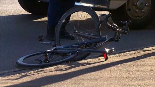 The male rider was struck near the intersection of Moore Park Road and Queen Street at Centennial Park. (9NEWS)