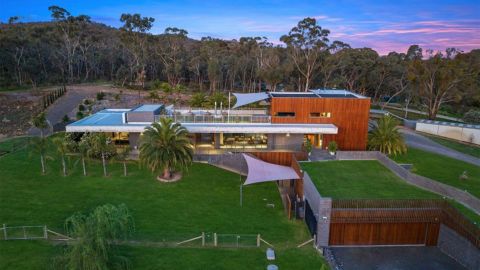 home for sale built into a hill regional victoria domain 