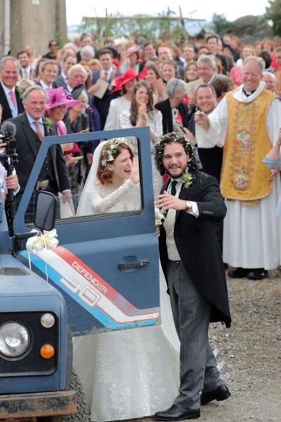 Rose Leslie and Kit Harington