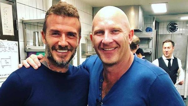 David Beckham dines at Matt Moran's restaurant