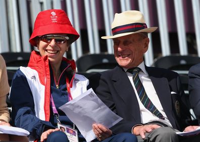 Their Royal Highnesses Prince Philip, The Duke of Edinburgh and Princess Anne, The Princess Royal