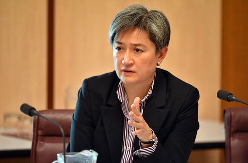 Labor Senator Penny Wong has urged the government to split its tax plan. Picture: AAP