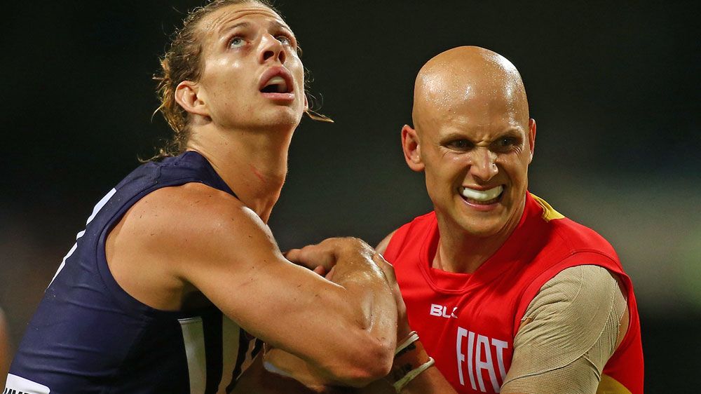 Nat Fyfe (L) and Gary Ablett. (Getty-file)