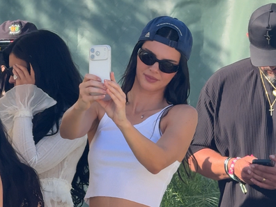 Kendall Jenner at Coachella outpost 