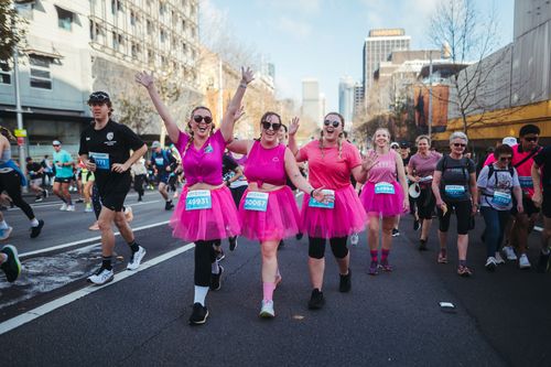 City2Surf 2024, on William St, Sunday 11th of August 2024. Photo: Dion Georgopoulos / The Sydney Morning Herald