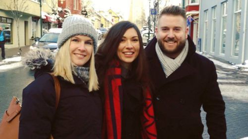 Michael Kent and Fiona Newlands were reunited with the candid photographer, JR Bowe. (Instagram / @themichaelkent)