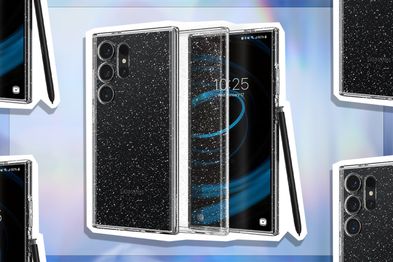 9PR: Spigen Liquid Crystal Glitter Case for Samsung Galaxy S24 Ultra, Crystal Quartz