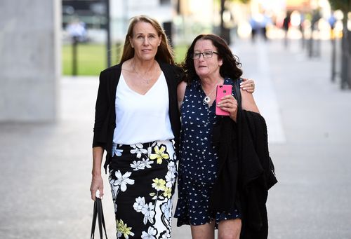 The victim's younger sisters Pauline Sidon and Pamela McLaren wanted to remember the 'lovely person' Linda Sidon was. Picture: AAP