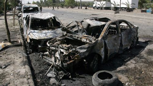 Three car bombs target Damascus, 20 killed