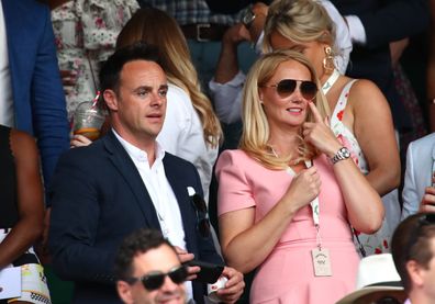 TV personality Anthony McPartlin and girlfriend Anne-Marie Corbett 