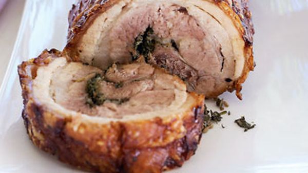 Porchetta with herbs