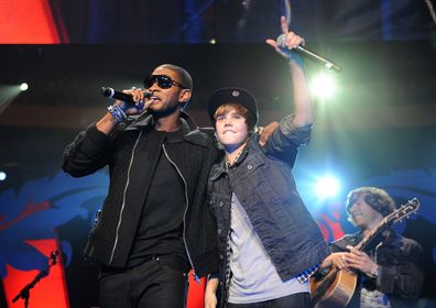 Justin Bieber performs onstage during Z100's Jingle Ball 2009 at Madison Square Garden on December 11, 2009 in New York City.