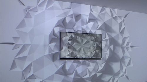 Samsung has introduced “ambient mode” which allows a TV to “blend” into the wall. (9NEWS)