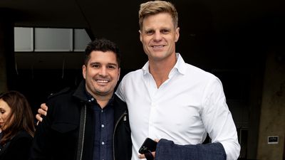 Leigh Montagna and Nick Riewoldt