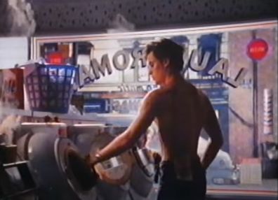 Nick Kamen stars in the 1985 Levi's 501 ad campaign.