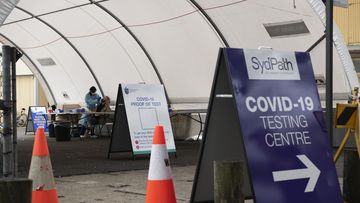 SydPath covid-19 testing clinic at Rushcutters Bay, September 18, 2021. Photo: Rhett Wyman/SMH