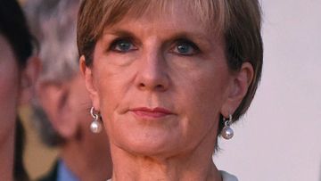 Australian Foreign Minister Julie Bishop. (9NEWS)