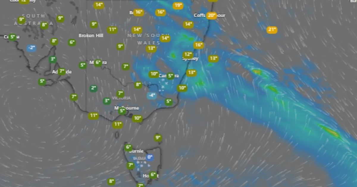 Australia weather update Spring cold snap sweeping across east coast