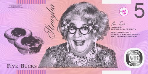 The Queen has been bumped for a Dame in the redesigned five dollar note. (Supplied, Aaron Tyler)