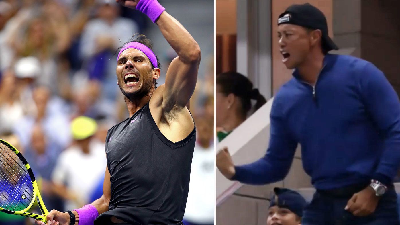 The freakish Rafael Nadal shots that sent Tiger Woods wild at US Open