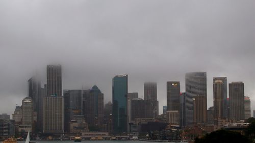 Rain in Sydney last weekend. (AAP)