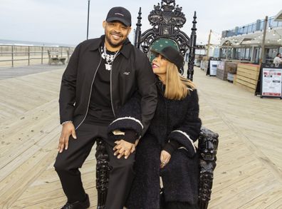 This image released by Lifetime shows talent manager Will Selby, left, with Wendy Williams, subject of the Lifetime documentary "Where is Wendy Williams?"  