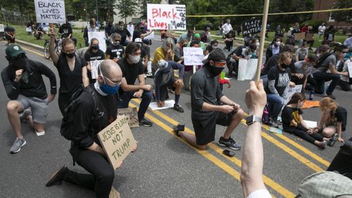 Trump protests