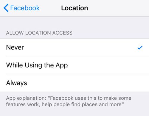 You can turn off your location settings in your app settings. 
