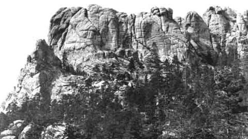 The Lakota people knew the mountain as Six Grandfathers, before it was largely demolished to make Mount Rushmore.