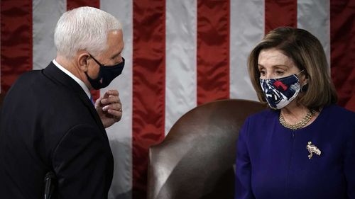 Mike Pence and Nancy Pelosi.