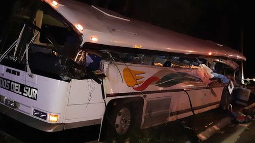 At least 21 dead after bus collides with truck in Guatemala