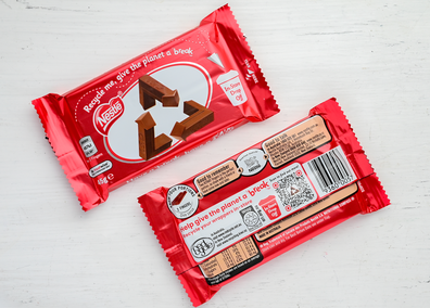 KitKat new recycling packaging