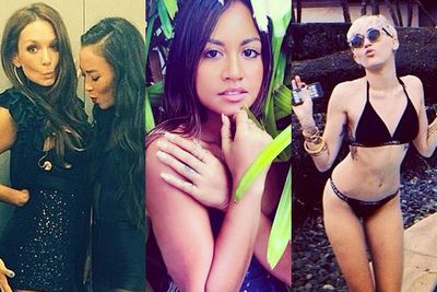 From butt-groping to boob-baring, our fave celebs ramped up the raunch factor on Instagram this week… not that we're complaining.  <br/><br/>So which star's wearing suspenders? Who is touching Ricki Lee's butt? And why is Johnny Ruffo flashing his boxers? <br/><br/>Have a flick through to find out… <br/>