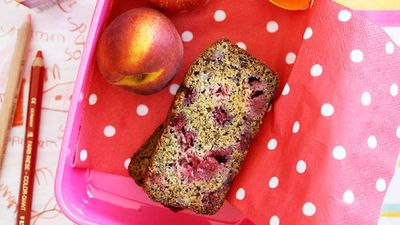 Recipe:&nbsp;<a href="http://kitchen.nine.com.au/2016/05/16/17/38/banana-and-raspberry-loaf" target="_top" draggable="false">Banana and raspberry loaf</a>