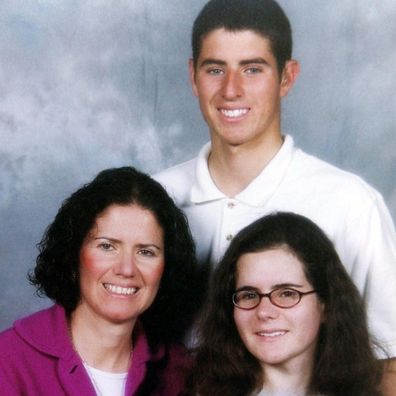 Passy Reyes pictured with her r mother and brother. Her mother has never lost hope she will one day come home.