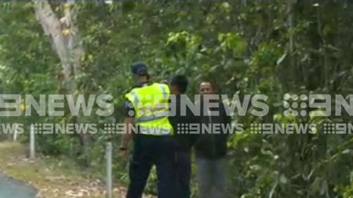 The group is on the run in the croc infested Rainforest. Picture: 9NEWS