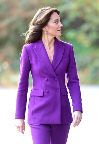 Catherine, Princess of Wales arrives at the Shaping Us National Symposium at the Design Museum on November 15, 2023 in London
