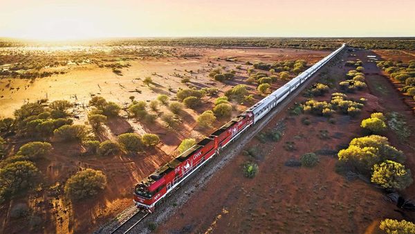 The Ghan exterior landscape