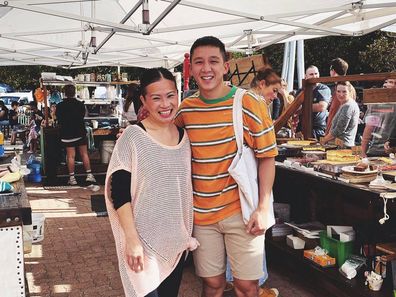 Brendan Pang with fellow chef Poh Ling Yeow.